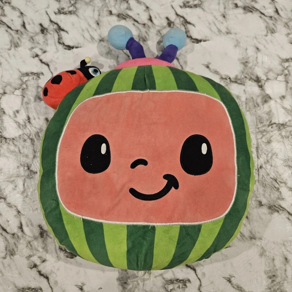 Cocomelon Pillow Plush Soft, Cuddly, Snuggly, Extra Large Pillow‎ With Ladybug